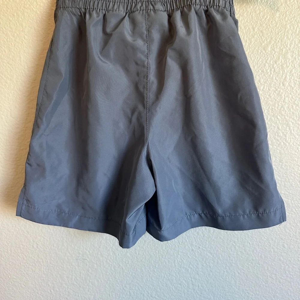Converse Gray Athletic Shorts with Elastic Waistband